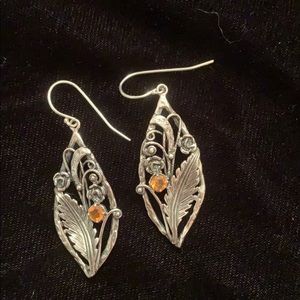 PZ Israel Silver drop earrings